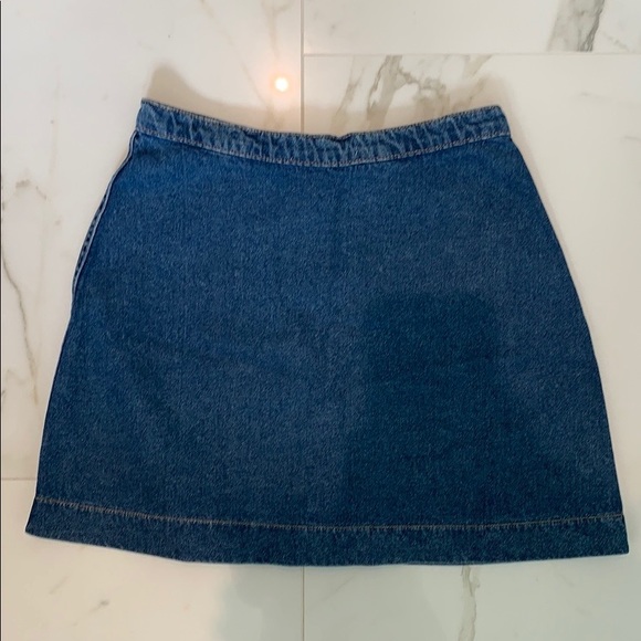American Apparel button down denim skirt - Picture 5 of 7